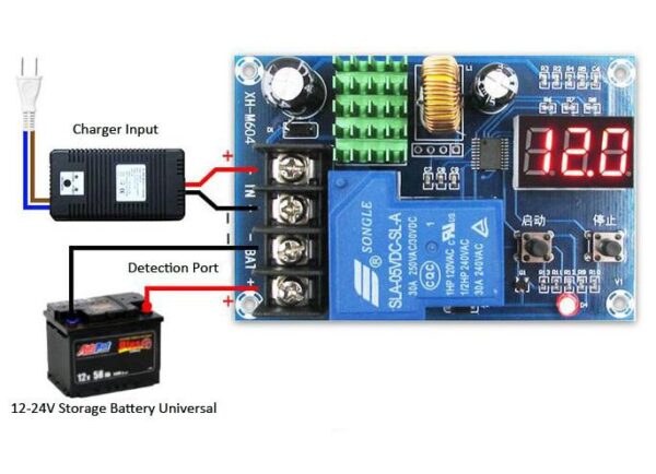 Módulo Controlador De Carga Xh-m604 - Image 2