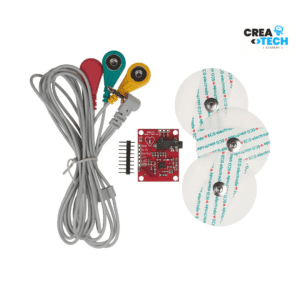 Módulo ritmo cardíaco ECG AD8232 con sondas
