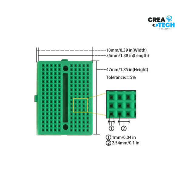 Protoboard de 170 Pines - Image 3